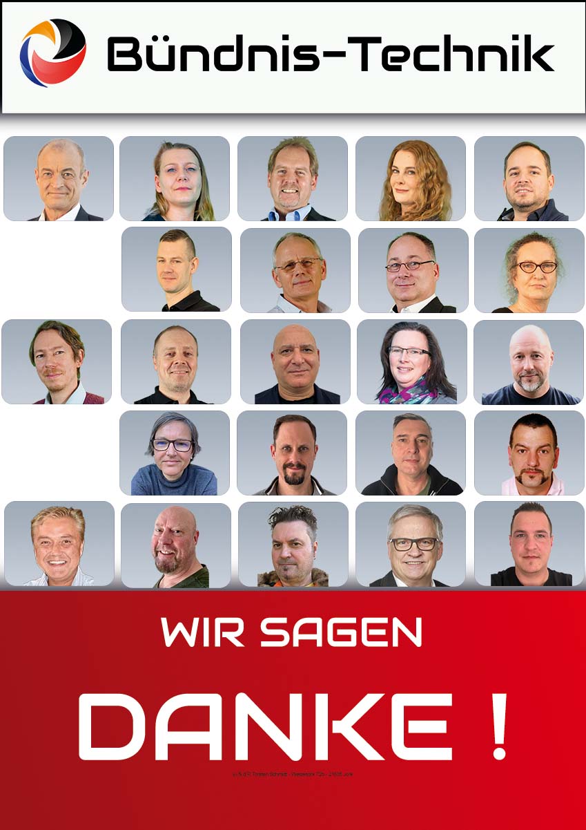 Wir sagen Danke